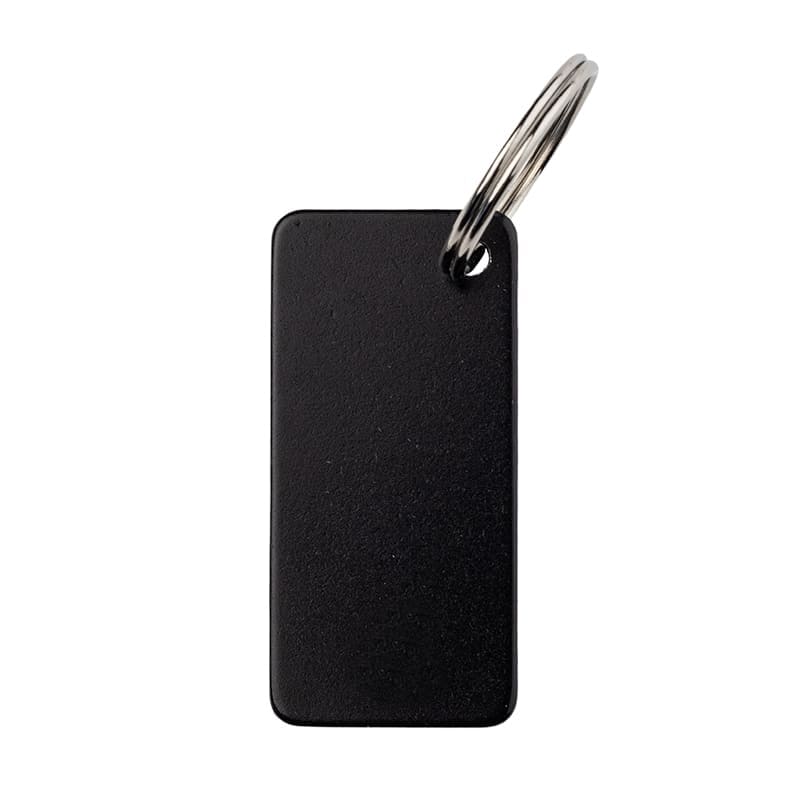 Gift Set of RCS Recycled Aluminium Pen and Keychain - Black
