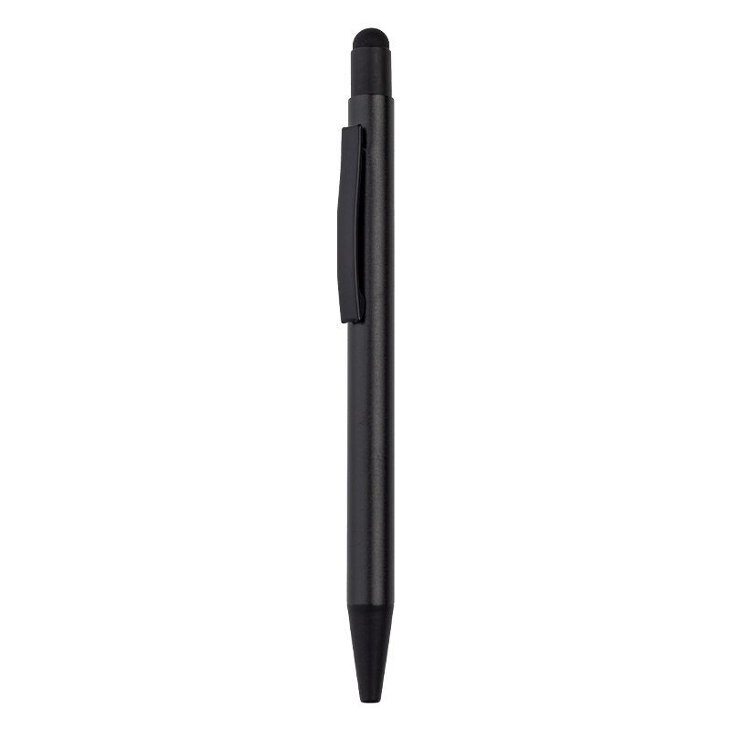 Gift Set of RCS Recycled Aluminium Pen and Keychain - Black