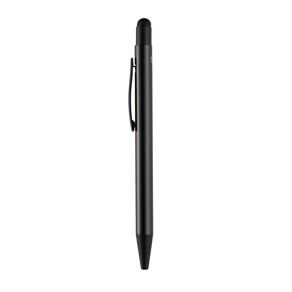 Gift Set of RCS Recycled Aluminium Pen and Keychain - Black