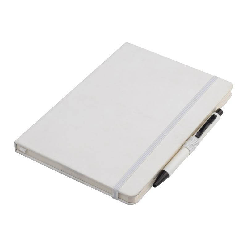 Giftology Set of Tumbler, A5 Notebook and Pen - White