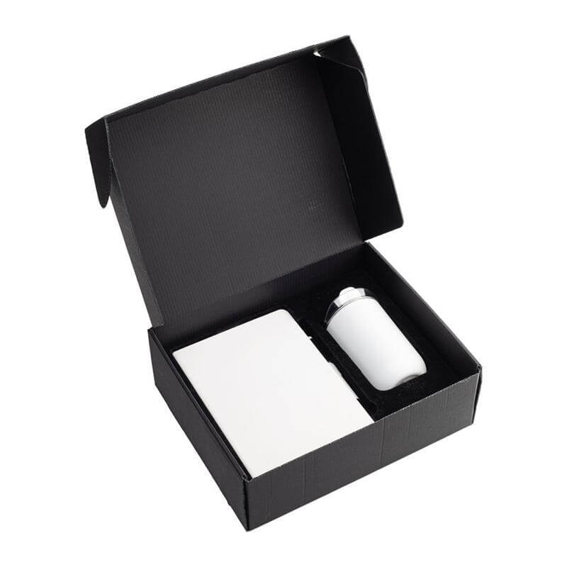 Giftology Set of Tumbler, A5 Notebook and Pen - White