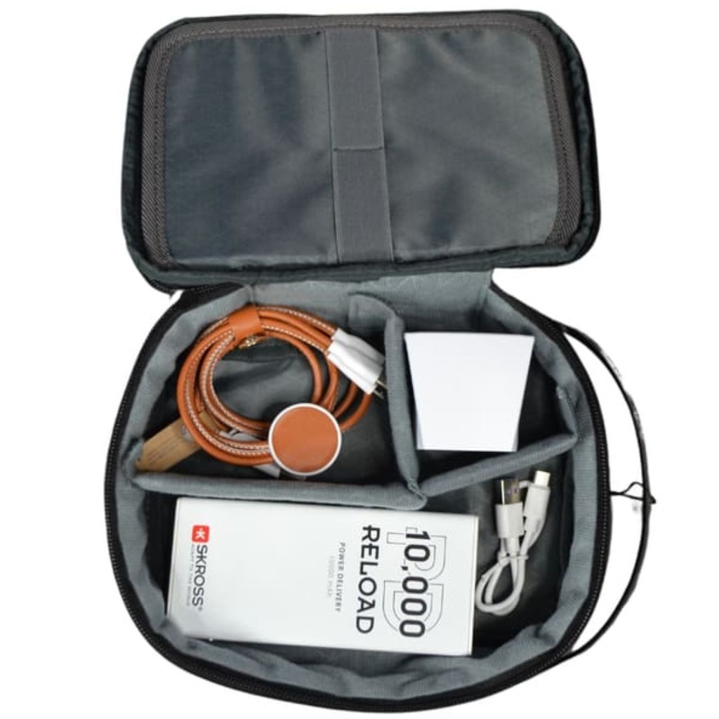 Gift Set of Powerbank, Travel Adapter & Charging Cable