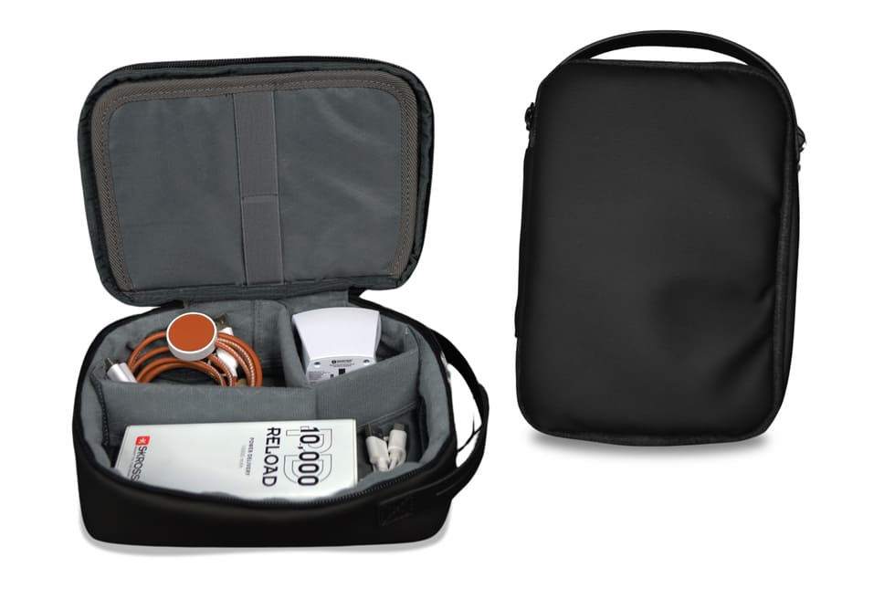 Gift Set of Powerbank, Travel Adapter & Charging Cable