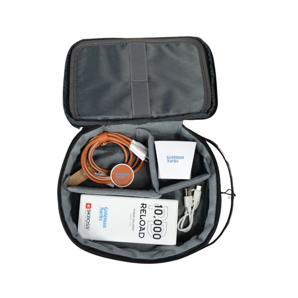 Gift Set of Powerbank, Travel Adapter & Charging Cable