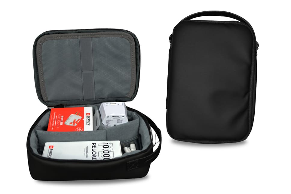 Gift Set of Powerbank, Audio Adapter & Travel Adapter