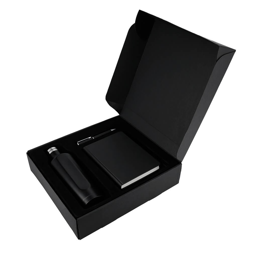 SANTHOME Gift Set- SS Bottle, Notebook and Pen