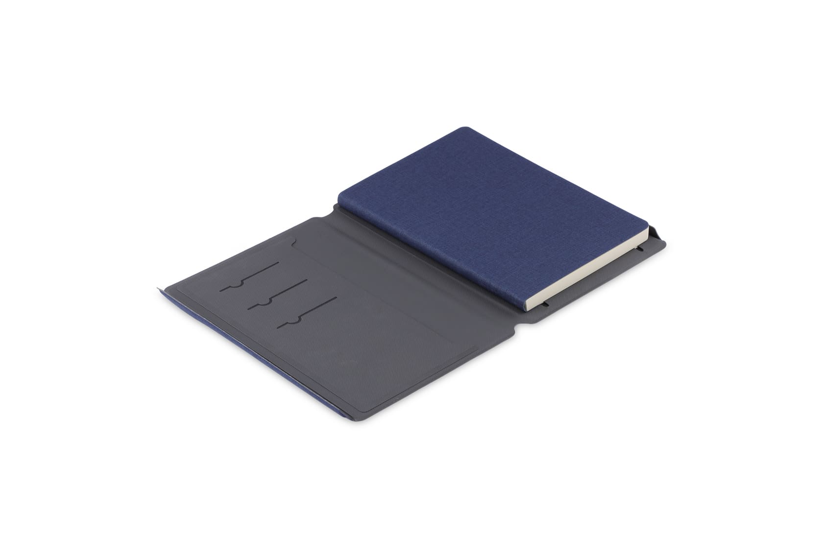 CHANGE ZERO Sustainable Gift Set with Refillable Notebook, Pen & USB Keychain - Navy