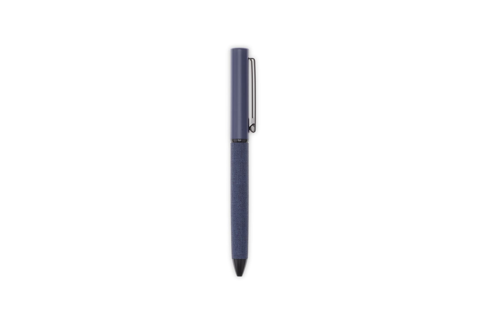 CHANGE ZERO Sustainable Gift Set with Refillable Notebook, Pen & USB Keychain - Navy