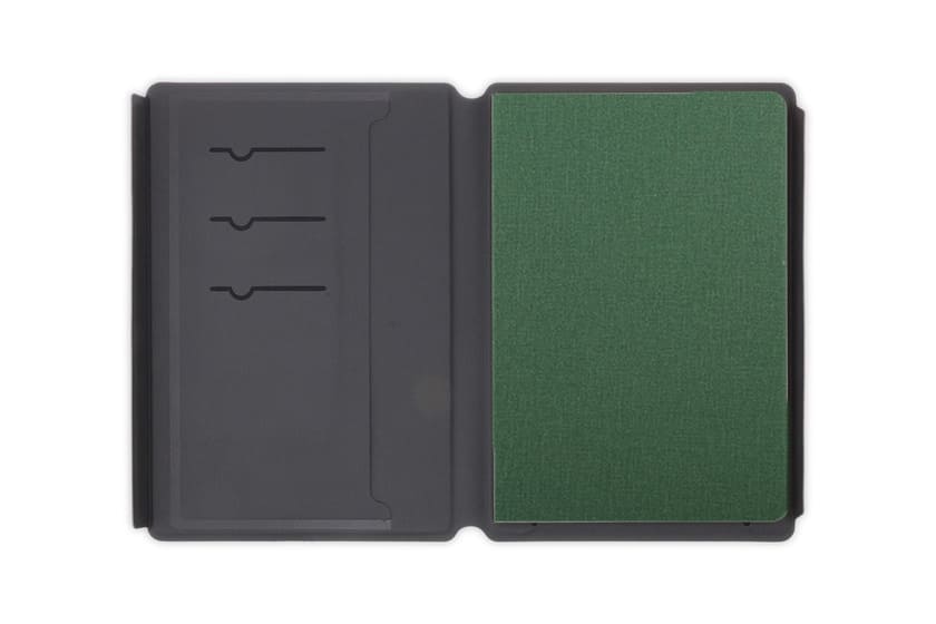 CHANGE ZERO Sustainable Gift Set with Refillable Notebook, Pen & USB Keychain - Green