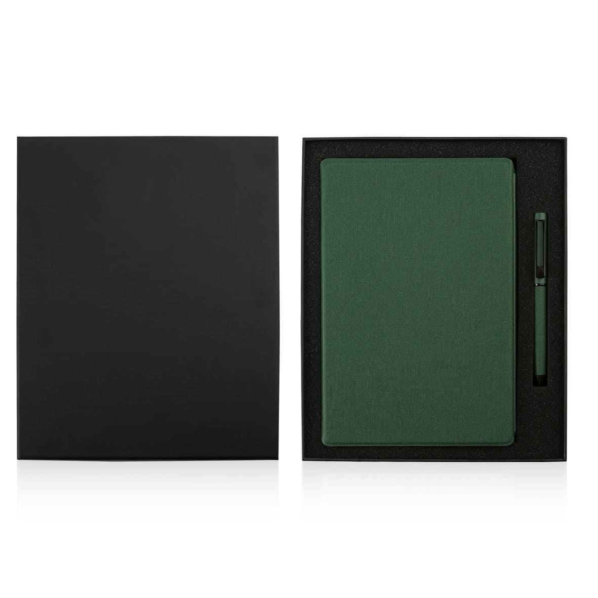 CHANGE ZERO Sustainable Gift Set with Refillable Notebook & Pen - Green