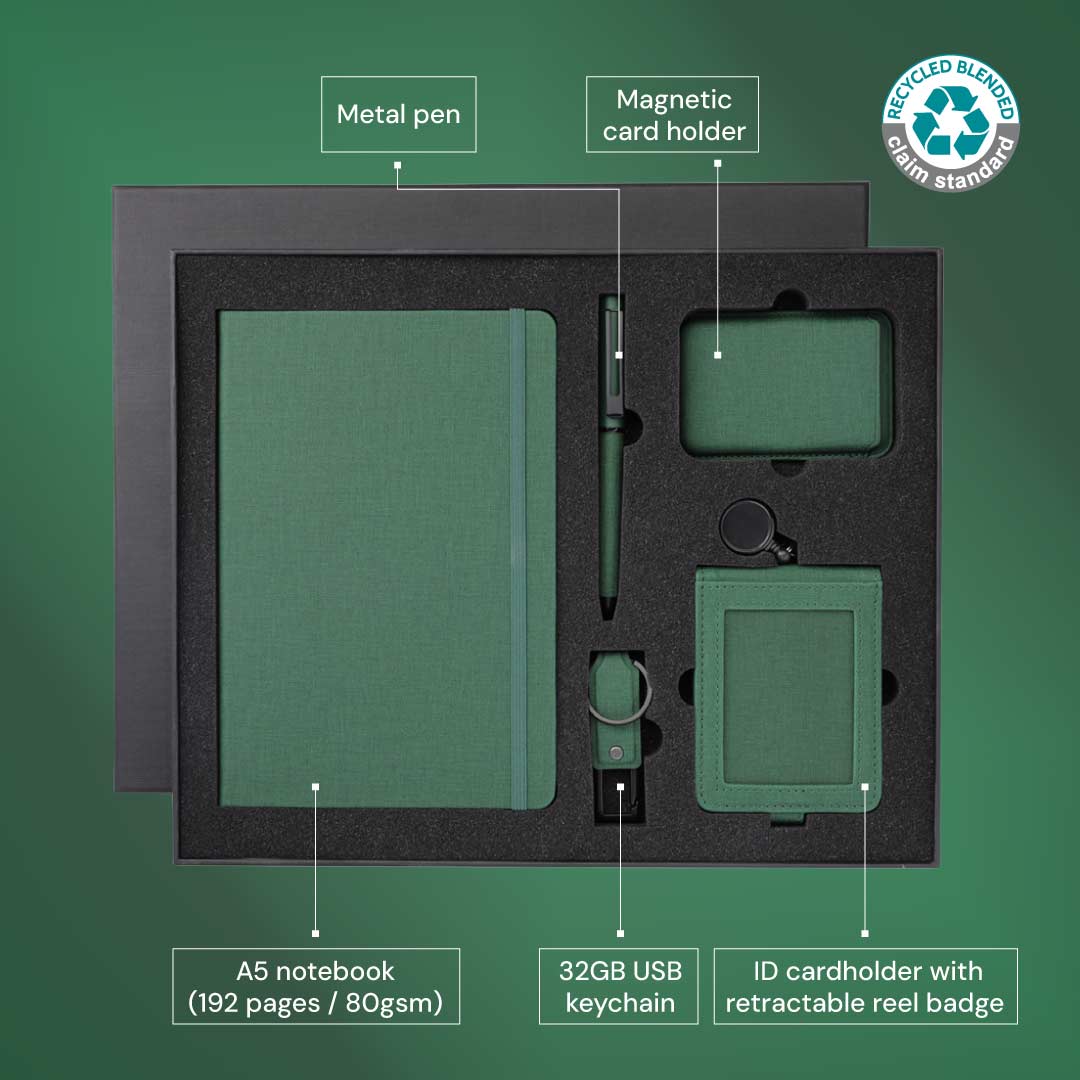 CHANGE ZERO Sustainable 5pc Onboarding Gift Set - Green