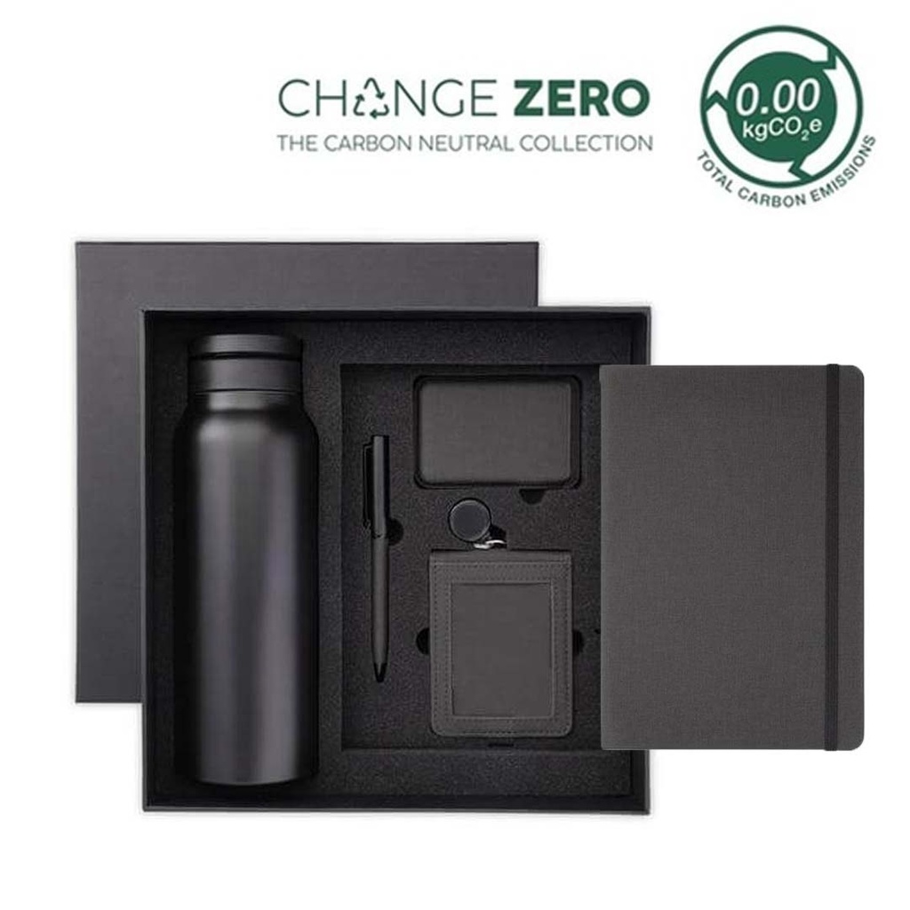 CHANGE ZERO Sustainable 5pc Gratitude Gift Set - Black