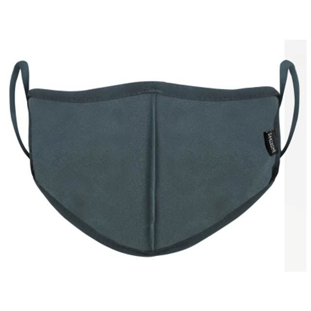 SANTHOME 6 Layers Face Mask W/ Metal Nose Clip M Grey - for Kids