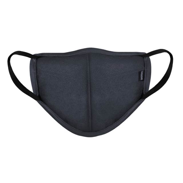 SANTHOME 6 Layers Face Mask W/ Metal Nose Clip M Navy Blue - for Kids