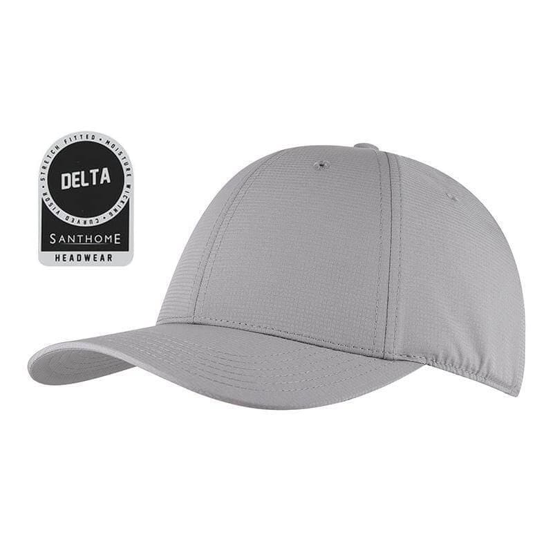 Santhome® DryNCool® Performance Stretch-Fitted Cap - Grey
