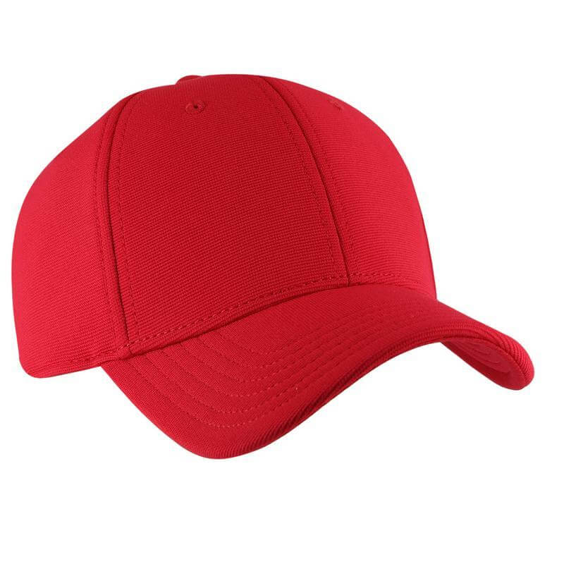 Santhome Recycled 6 Panel Adjustable Cap - Red
