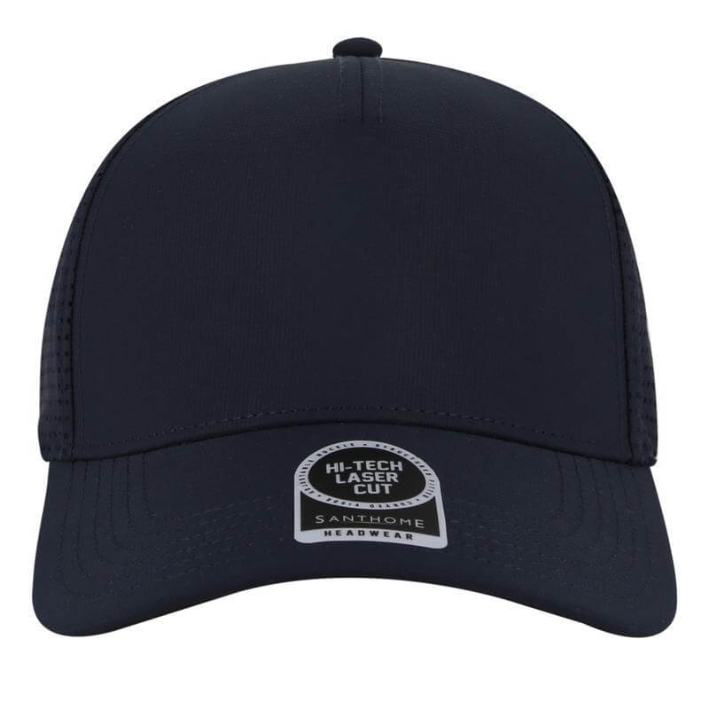 Santhome 5 Panel DryNCool® Sports Cap - Navy Blue