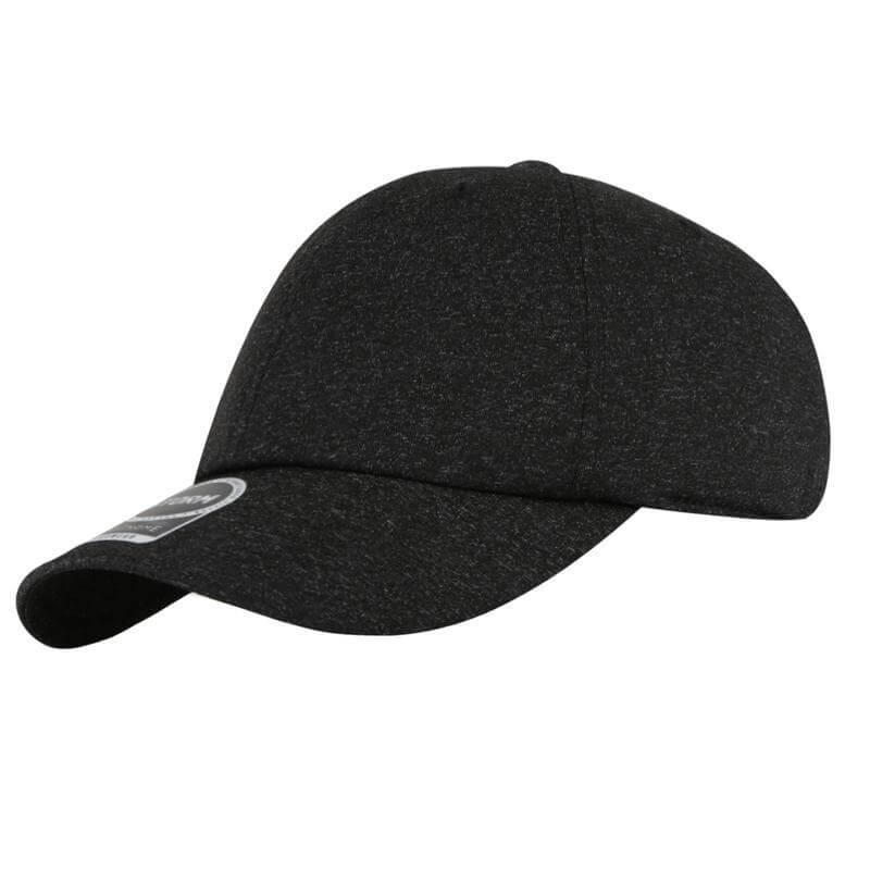 Santhome Textured 6-panel Cap - Black