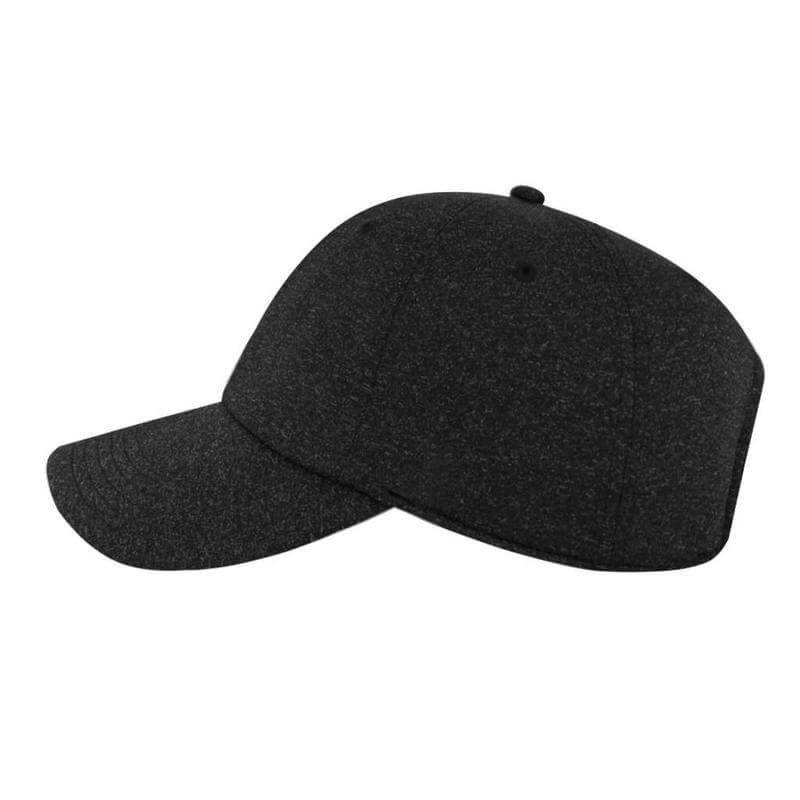Santhome Textured 6-panel Cap - Black
