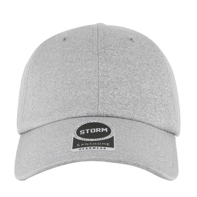Santhome Textured 6-panel Cap - Grey