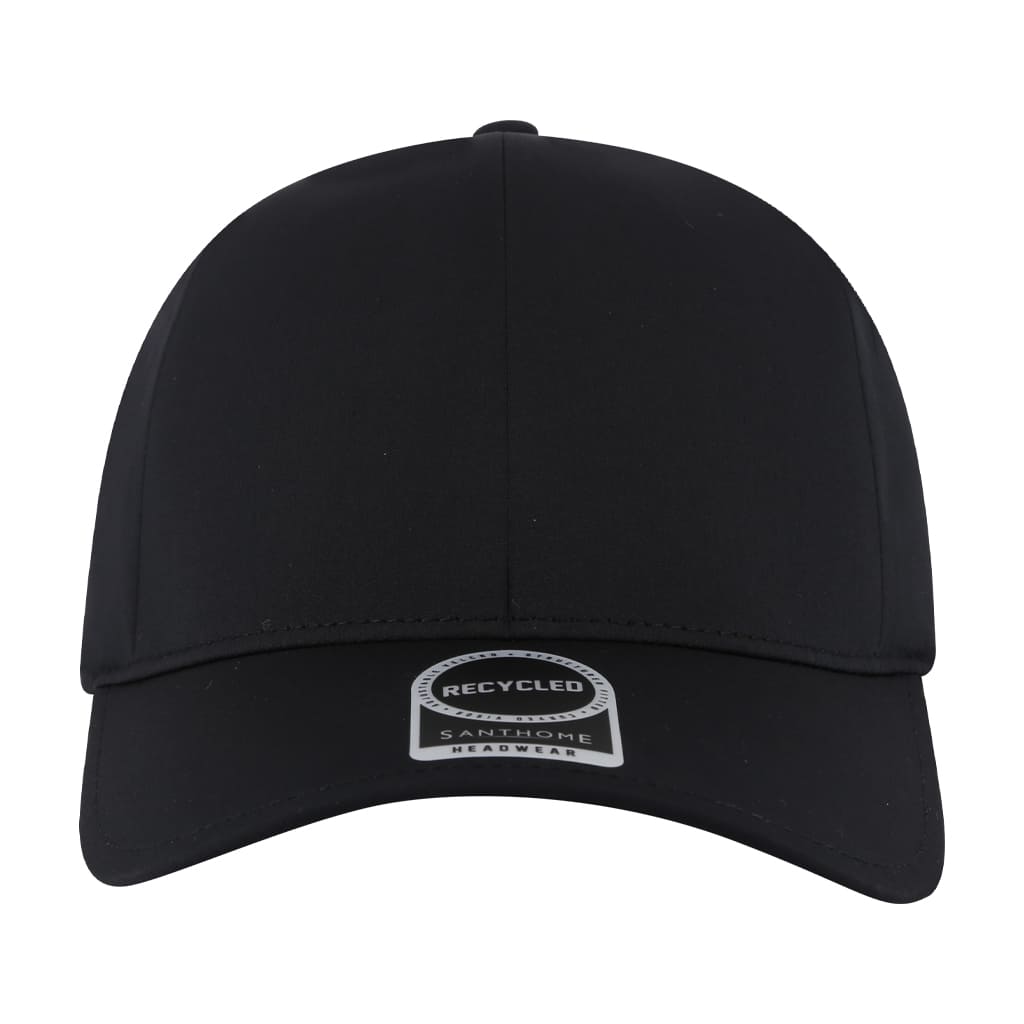 Santhome® DryNCool® Advanced Seamless 6-Panel Cap - Black