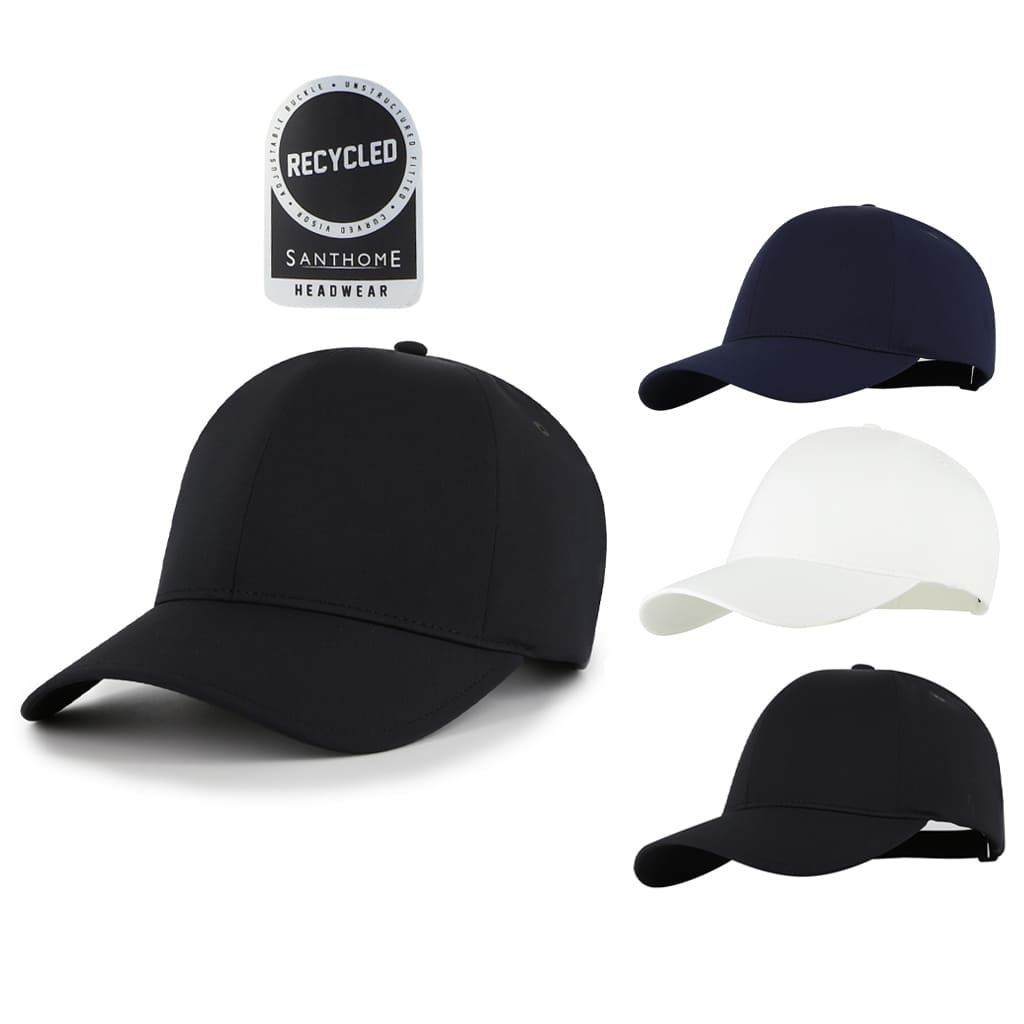Santhome® DryNCool® Advanced Seamless 6-Panel Cap - Navy Blue