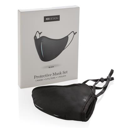 XDDESIGN Protective Face Mask Set - Black (Anti-viral)