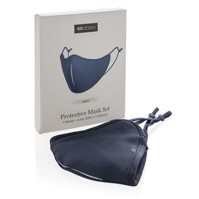 XDDESIGN Protective Face Mask Set - Navy Blue (Anti-viral)