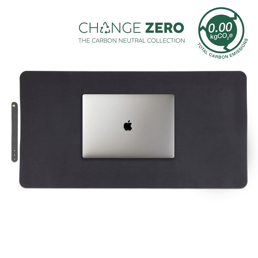 CHANGE ZERO Recycled PU Desk Pad - Black