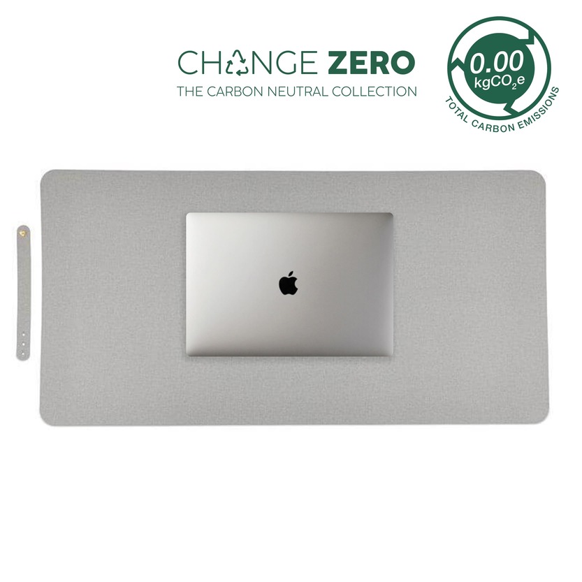 CHANGE ZERO Recycled PU Desk Pad - Grey