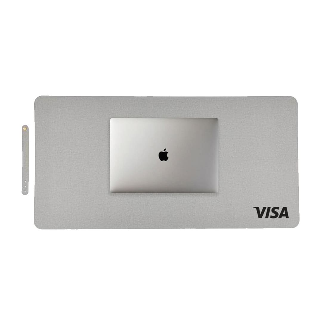 CHANGE ZERO Recycled PU Desk Pad - Grey