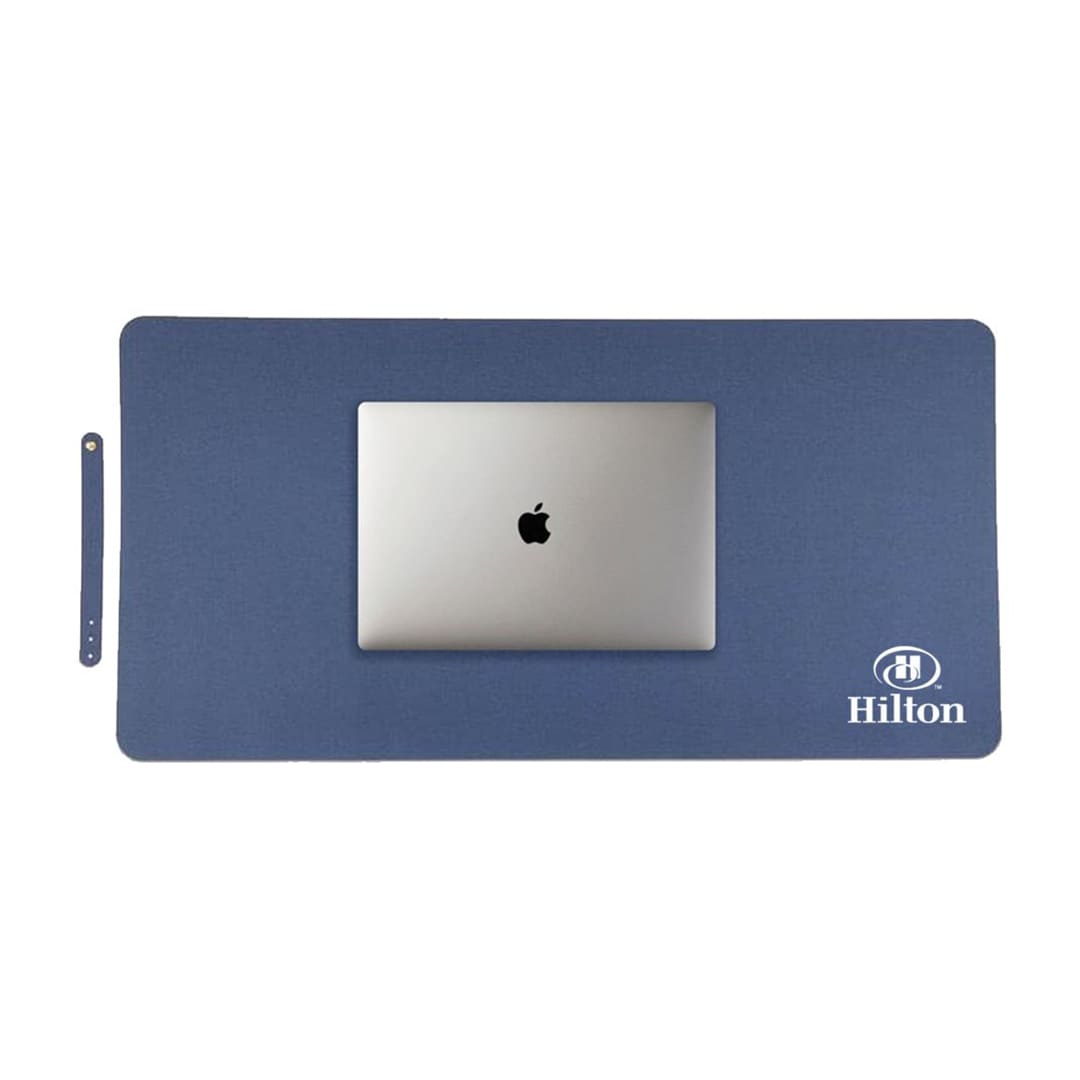 CHANGE ZERO Recycled PU Desk Pad - Navy Blue