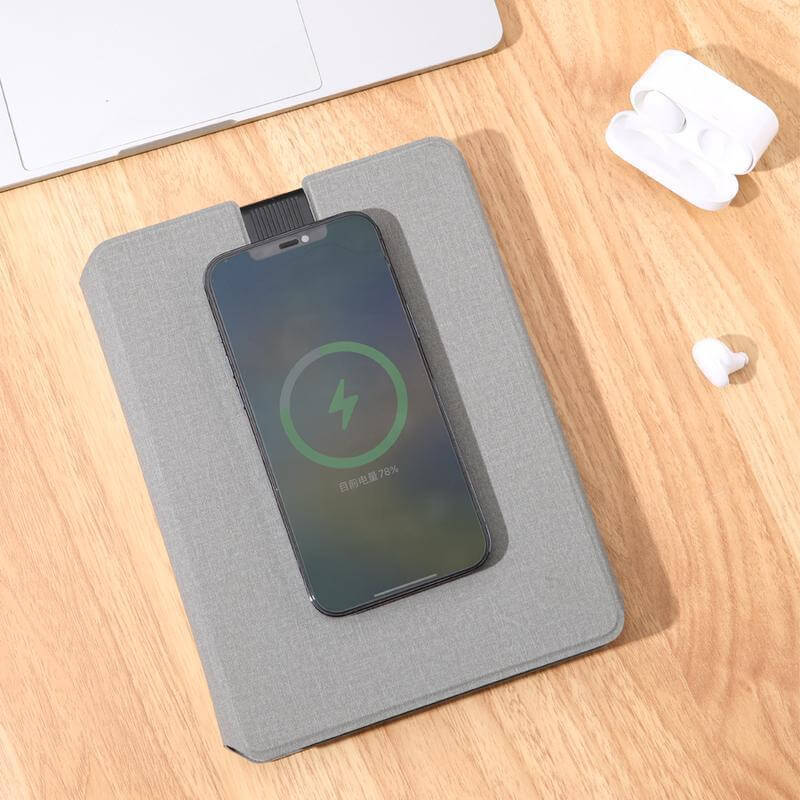 CHANGE ZERO Recycled 10000mAh 15W MagSafe Wireless A5 Organizer 32GB - Grey