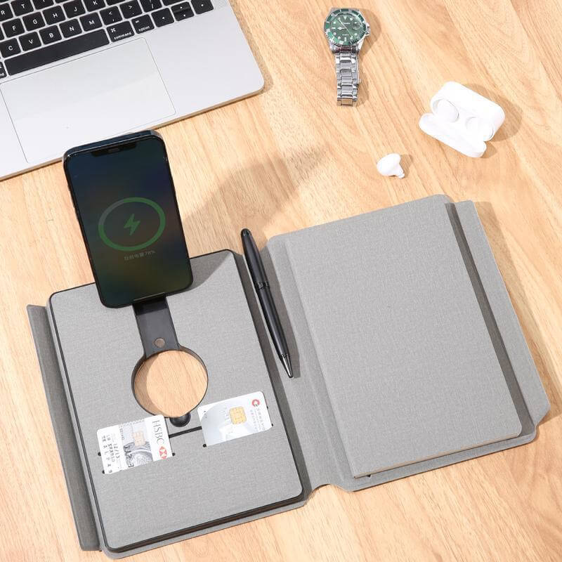CHANGE ZERO Recycled 10000mAh 15W MagSafe Wireless A5 Organizer 32GB - Grey