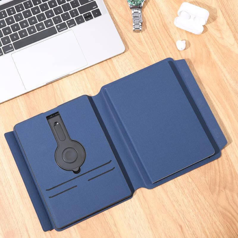 CHANGE ZERO Recycled 10000mAh 15W MagSafe Wireless A5 Organizer 32GB - Navy Blue