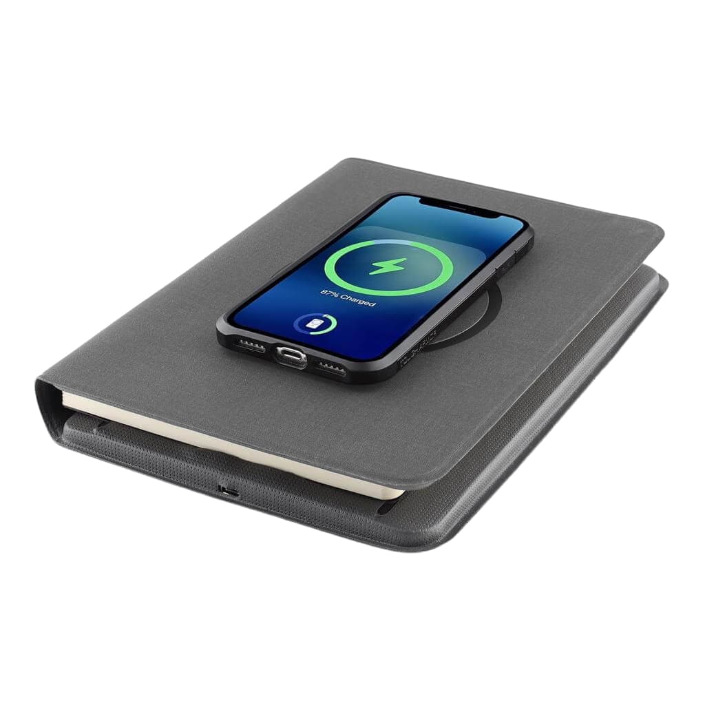 Santhome 10000mAh Wireless Powerbank Organizer - Grey