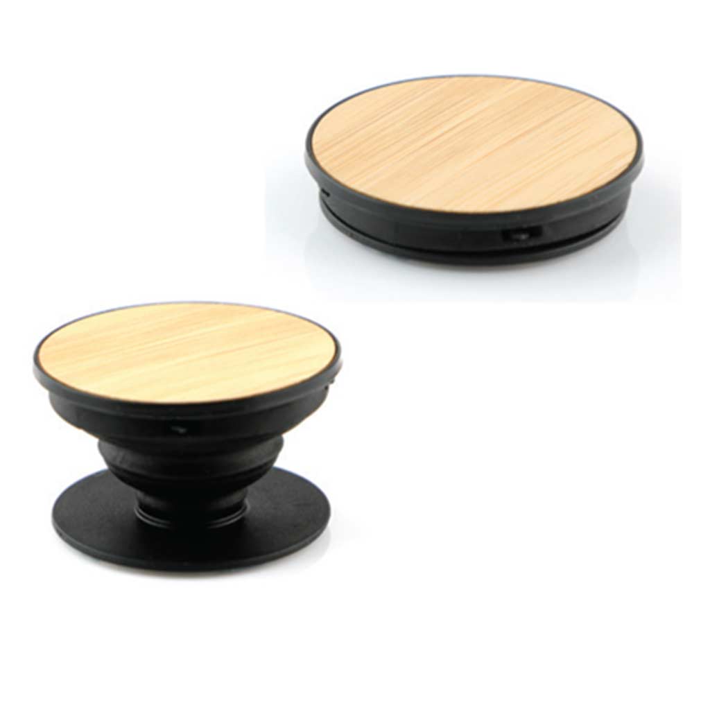 Giftology Phone Pop Grip with Bamboo Surface