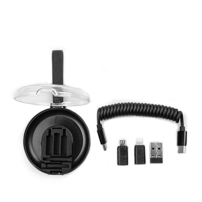 Giftology Curled Cable & Adapter Kit
