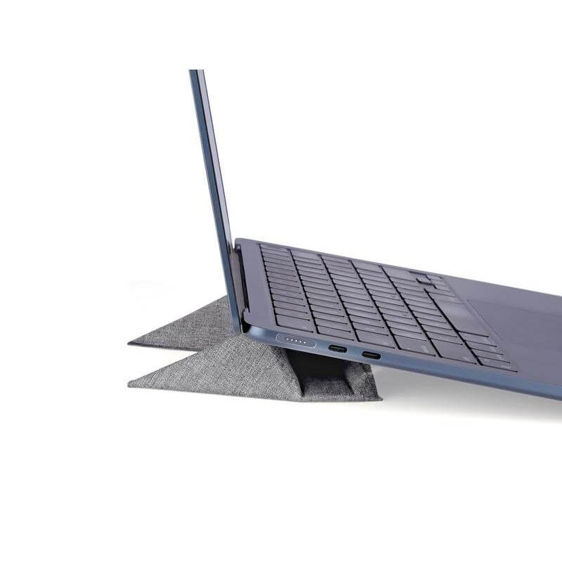 Giftology RPET 2-in-1 Laptop and Phone Stand - Grey