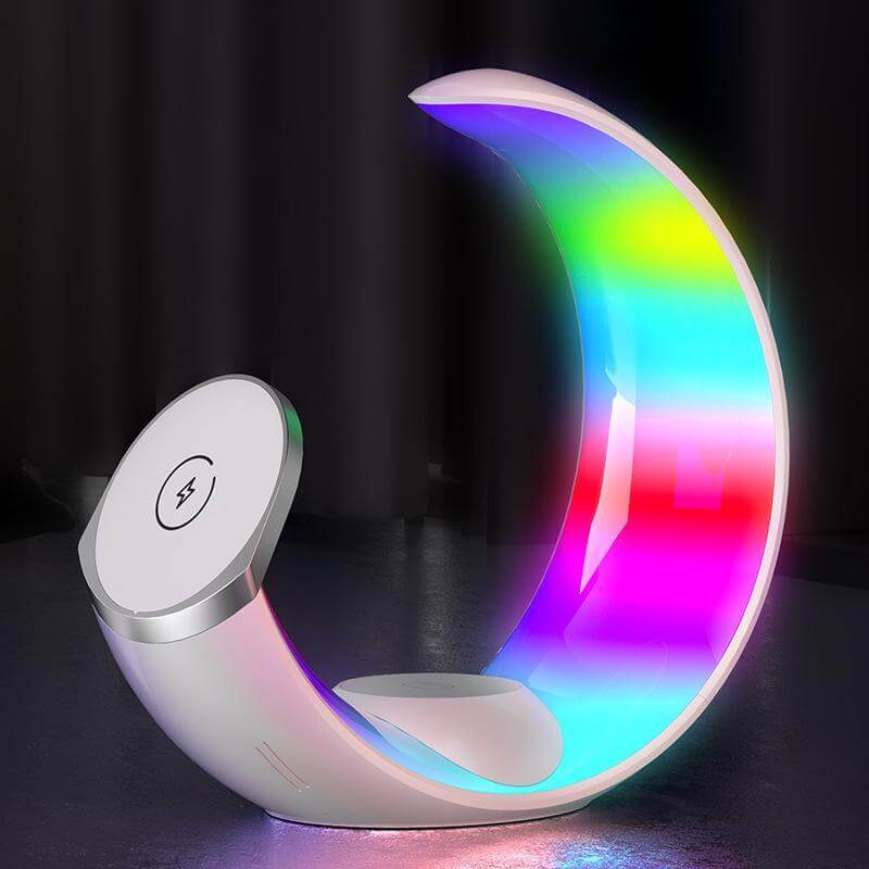 Giftoloy 4-in-1 Wireless Charger with Night Light - White