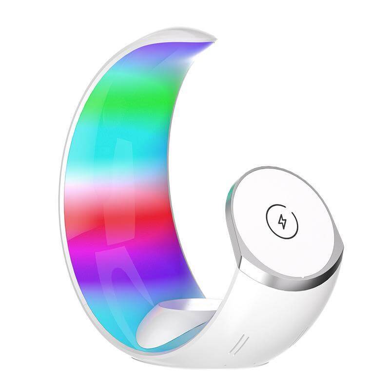 Giftoloy 4-in-1 Wireless Charger with Night Light - White