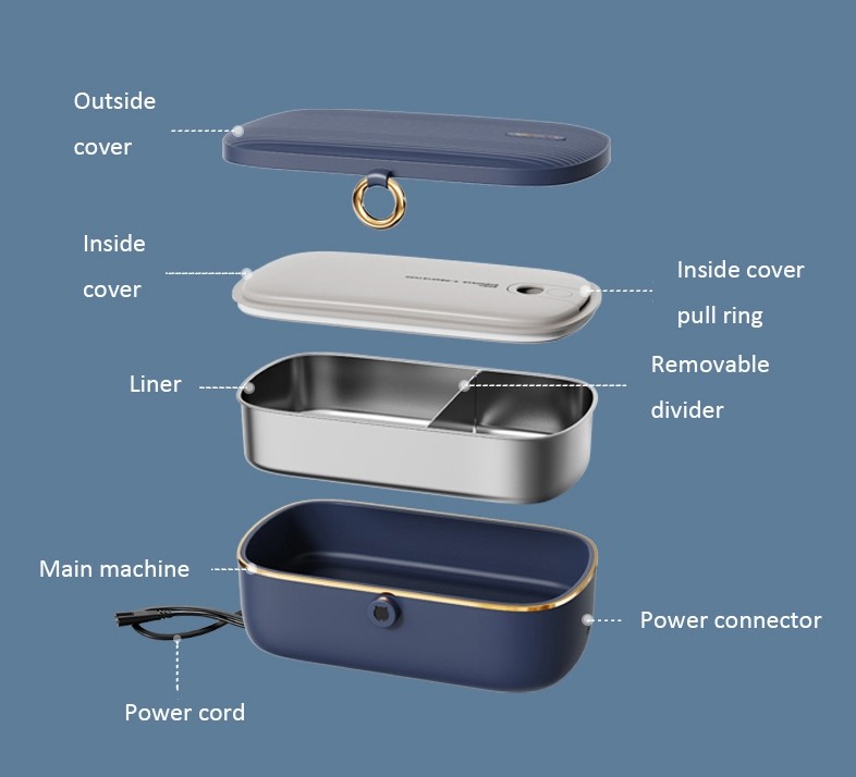 Electric Lunch Box - White