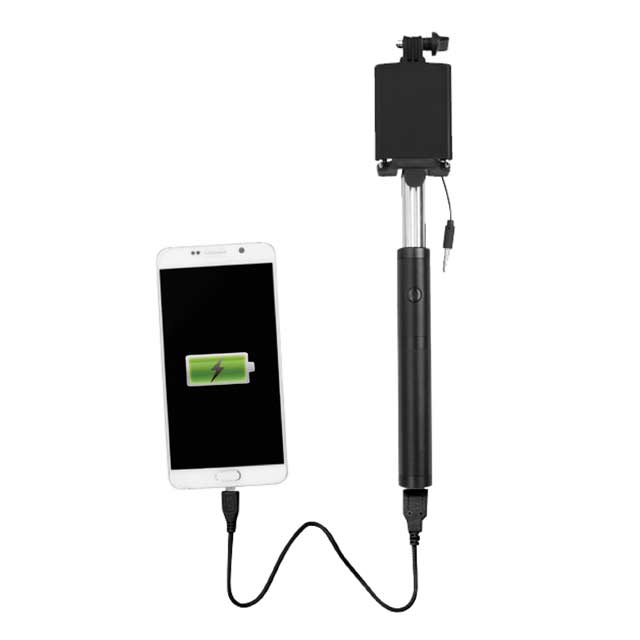 Giftology Powerbank With Selfie Stick
