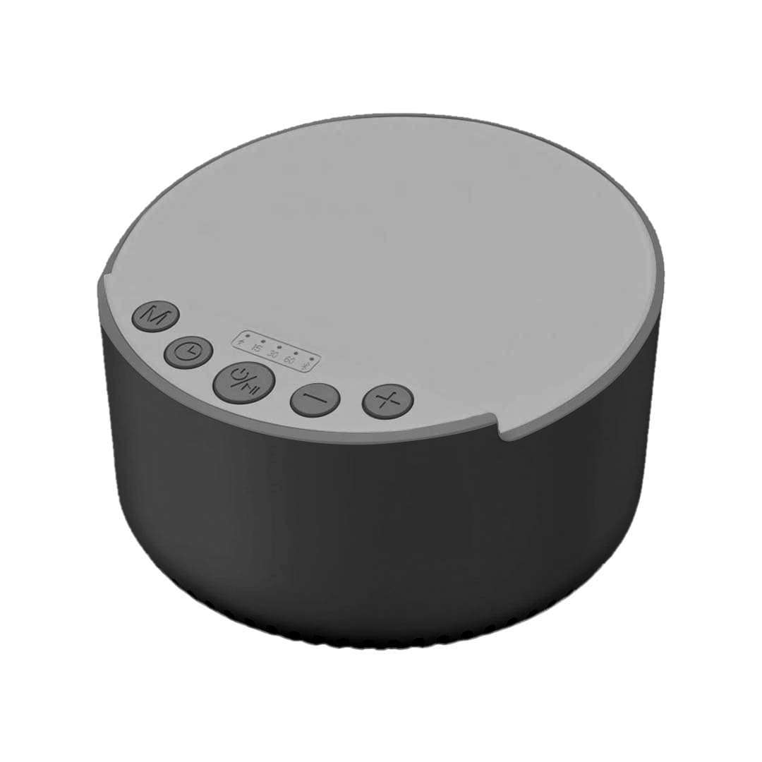 Giftology 3-in-1 Bluetooth Speaker with Sleep Machine and 15W Wireless Charger - Black