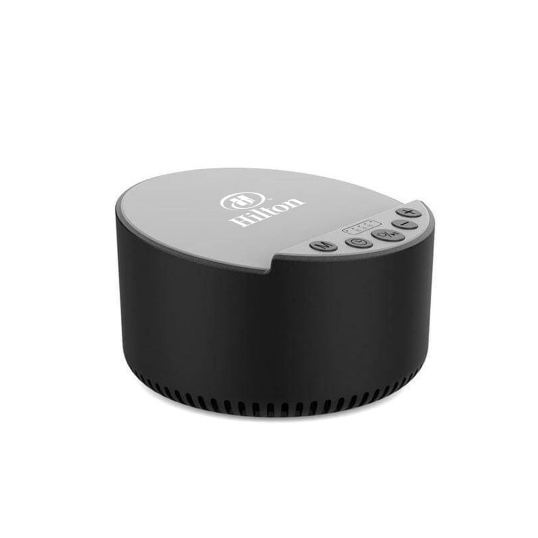 Giftology 3-in-1 Bluetooth Speaker with Sleep Machine and 15W Wireless Charger - Black