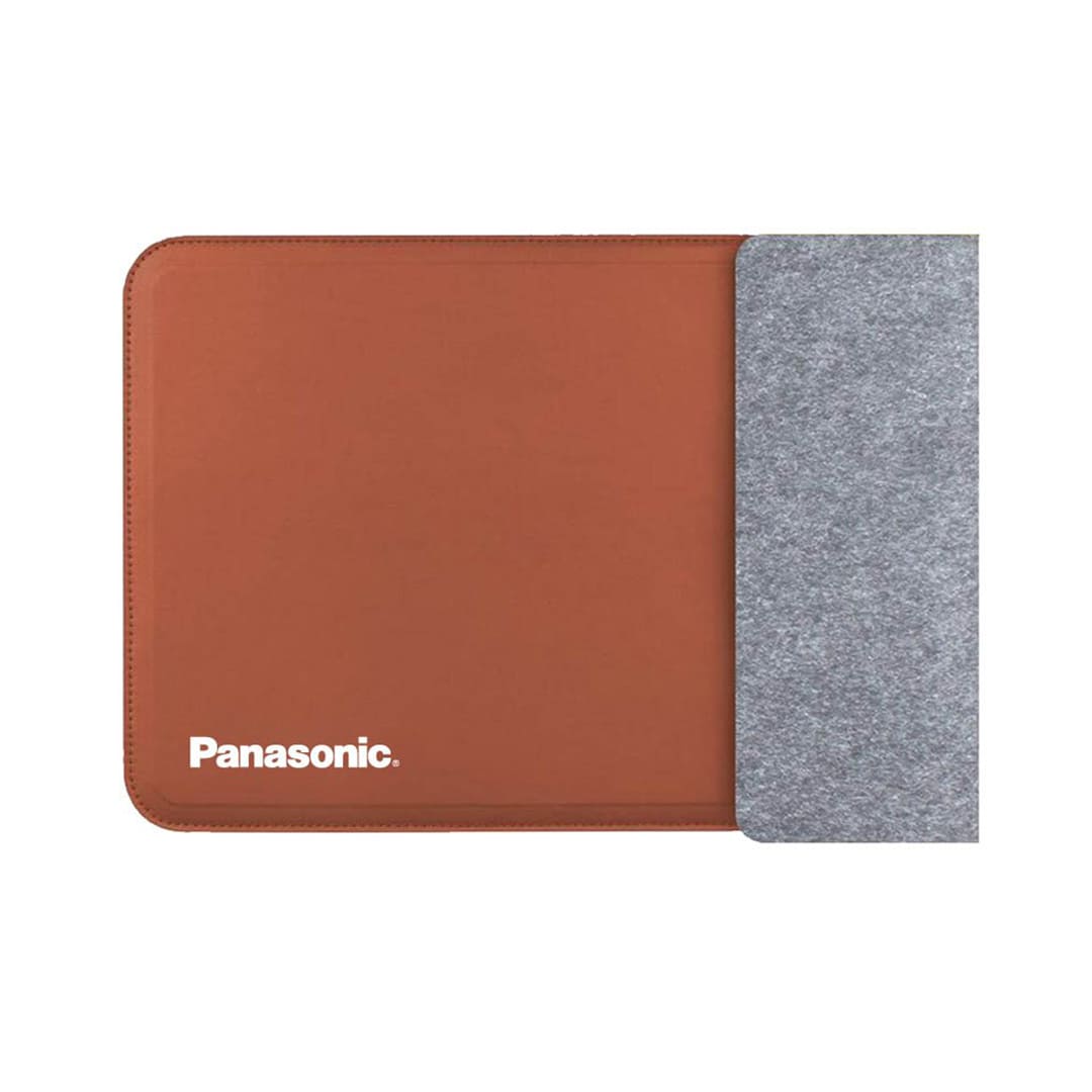 Giftology 14" Felt Laptop Sleeve With 15W Magnetic Charger - Tan