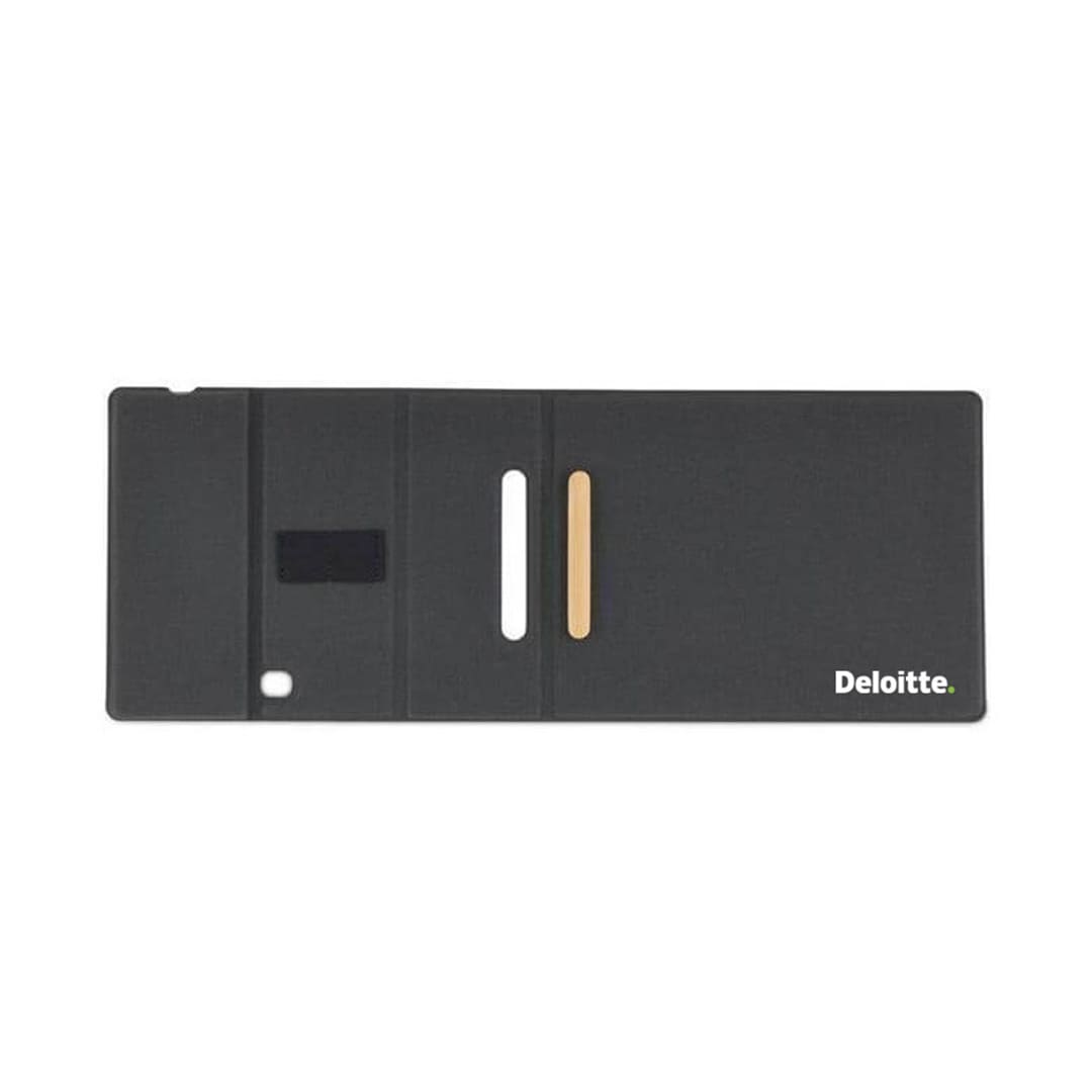 CHANGE ZERO Recycled PU 15W Wireless Mousepad & Desk Organizer - Black