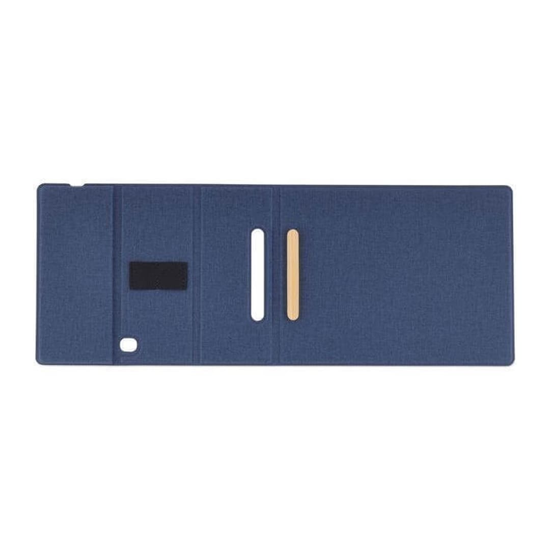 CHANGE ZERO Recycled PU 15W Wireless Mousepad & Desk Organizer - Navy Blue