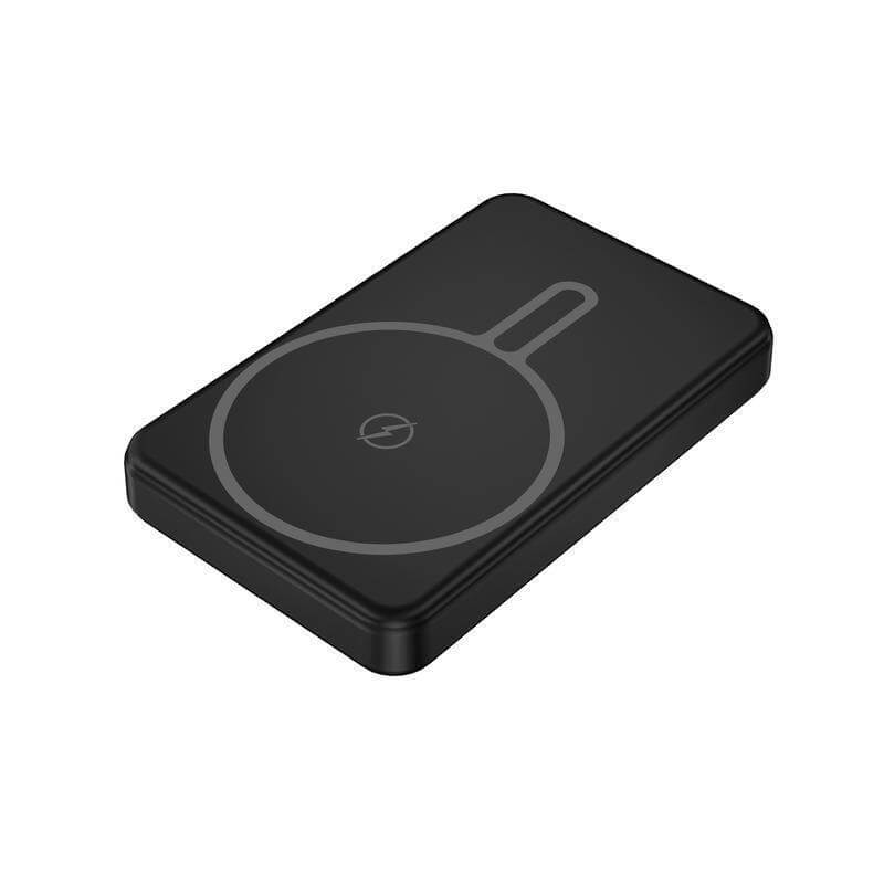 Giftology 5000 mAh Magnetic Wireless Powerbank - Black