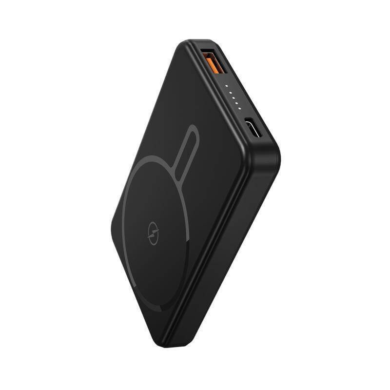 Giftology 5000 mAh Magnetic Wireless Powerbank - Black
